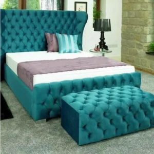 Marina Grandeur wingback bed