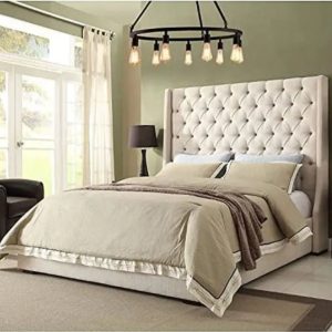 Regal Retreat wingback bed
