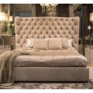 Serine Bliss wingback bed