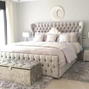 The Enigma wingback bed