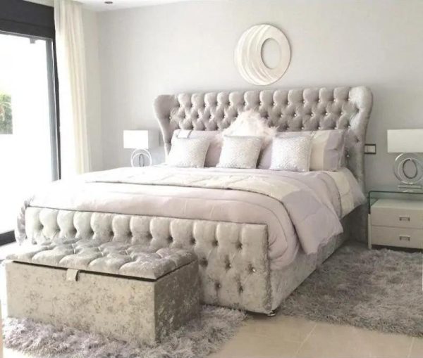 The Enigma wingback bed
