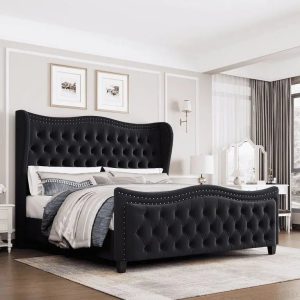 The Palace Wingback Bed