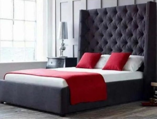 The Victor wingback bed