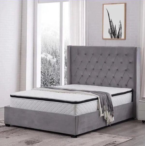 The felix wingback bed