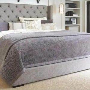 Werner Luxury Wingback Bed