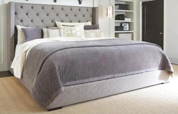 Werner Luxury Wingback Bed